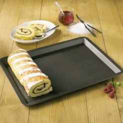 Plaque à pâtisserie acier revêtu antiadhérent 40 cm Mathon