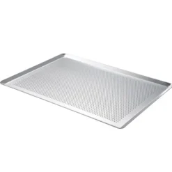 Plaque à pâtisserie micro-perforée professionnelle en aluminium 40 cm Mathon