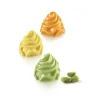 Plaque silicone 3D 6 empreintes Cream Silikomart