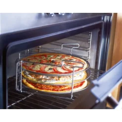 3 plaques à pizza avec support Baumalu
