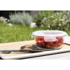 Plat boite ronde en verre 950 ml Pebbly