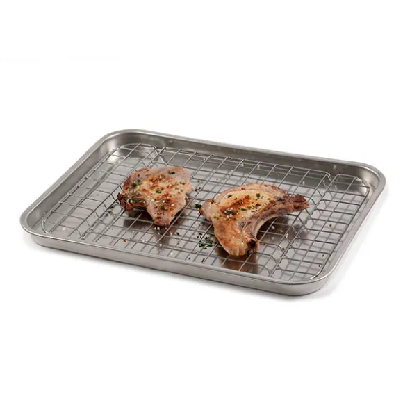 Plat à four bas 30x22 cm Steel Pan