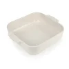 Plat à four céramique Appolia carré écru 28 cm Peugeot