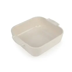 Plat à four céramique Appolia carré écru 18 cm Peugeot