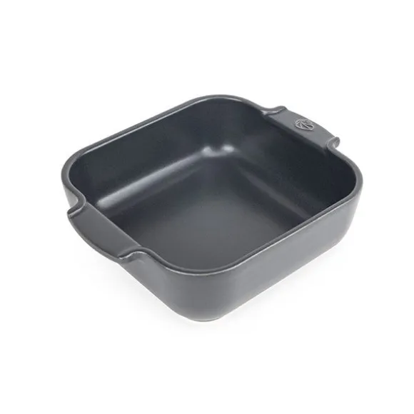 Plat à four céramique Appolia carré ardoise 21 cm Peugeot