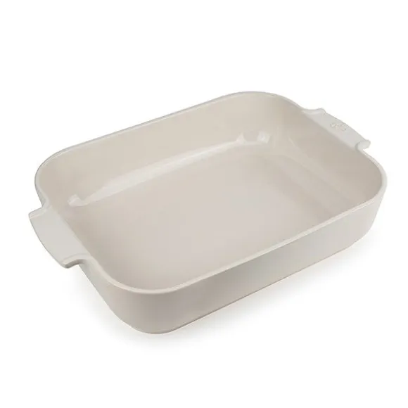 Plat à four céramique Appolia rectangulaire écru 40 cm Peugeot