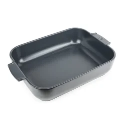 Plat four céramique Appolia rectangulaire ardoise 40 cm Peugeot