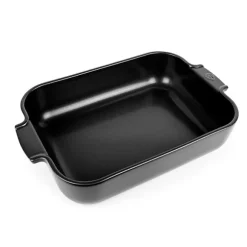 Plat à four céramique Appolia rectangulaire noir mat 36 cm Peugeot