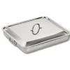 Plat à four en inox avec couvercle Inoxriv