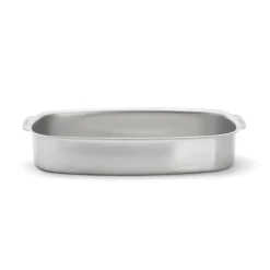 Plat à four en inox rectangulaire 38 x 26 cm De Buyer
