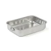 Plat à four rectangulaire en inox 30 x 22 cm Steel Pan
