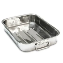 Plat à four rectangulaire inox 35 cm Baumalu