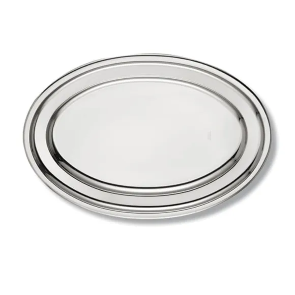 Plat ovale en inox ALFA 45 cm Inoxriv