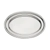 Plat ovale en inox England 40 cm Inoxriv