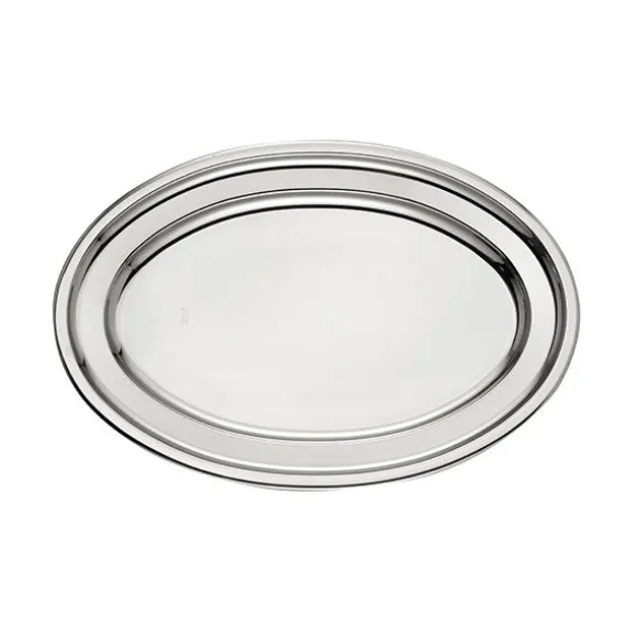Plat ovale en inox England 50 cm Inoxriv