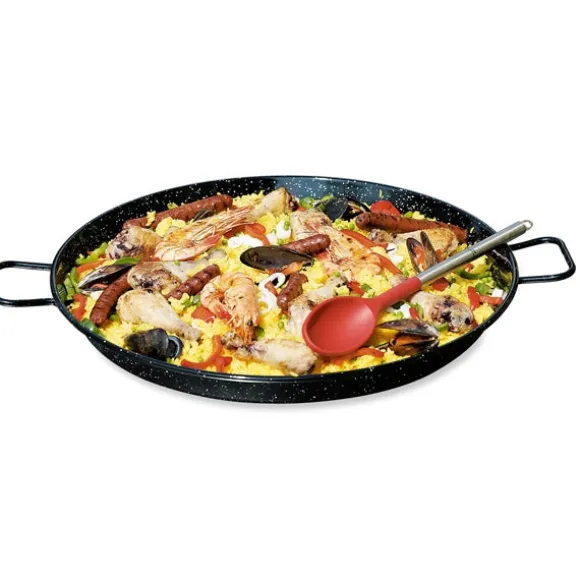 Plat à paëlla professionnel émaillé 50 cm Lacor