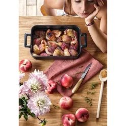 Plat rectangulaire Belle Cuisine Effet Fonte 30 cm Revol