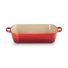Plat rectangulaire fonte émaillée 37 cm Cerise Le Creuset