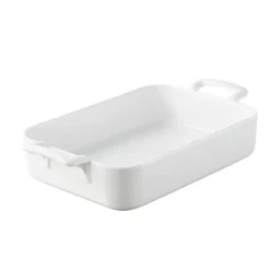 Plat rectangulaire porcelaine Belle Cuisine 26 cm Blanc Revol