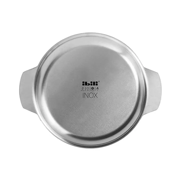 Plat rond inox 16 cm Ibili