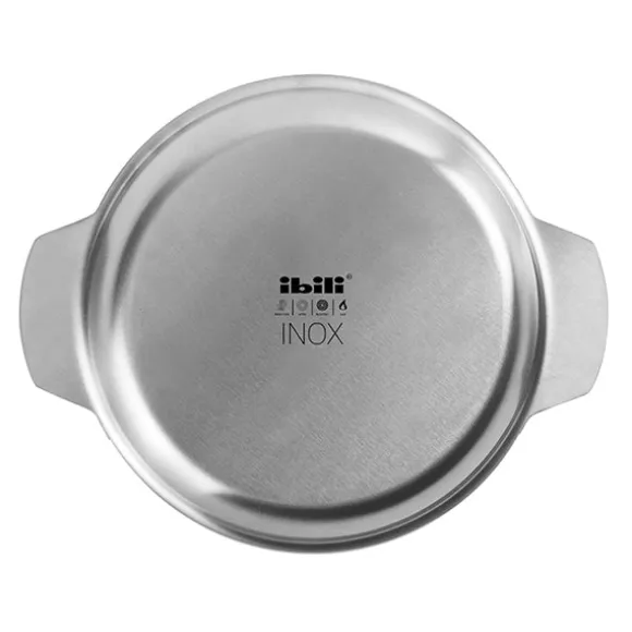 Plat rond inox 24 cm Ibili