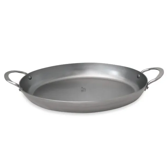 Plat à rôtir ovale acier Minéral B 36 cm De Buyer
