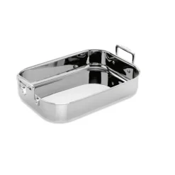 Plat à rôtir rectangulaire inox 35 cm Le Creuset