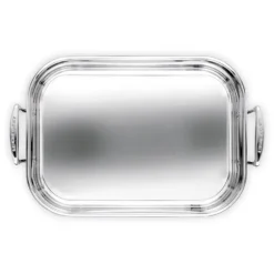 Plat à rôtir rectangulaire inox 35 cm Le Creuset