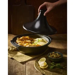 Plat à tajine Atlas 30 cm noir satin Peugeot