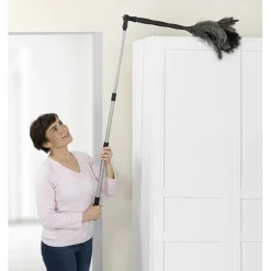 Plumeau en plumes d'autruche avec manche télescopique pliable 122 cm Wenko by Maximex