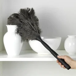 Plumeau en plumes d'autruche avec manche télescopique pliable 122 cm Wenko by Maximex