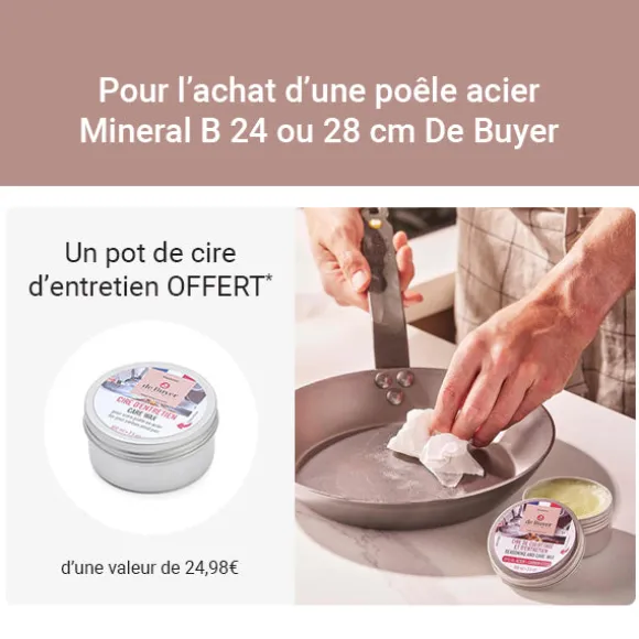Poêle acier Minéral B 28 cm De Buyer