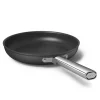 Poêle aluminium antiadhésive 28 cm noir mat Smeg