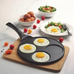 Poêle 4 blinis ou pancakes à induction 26,5 cm Mathon