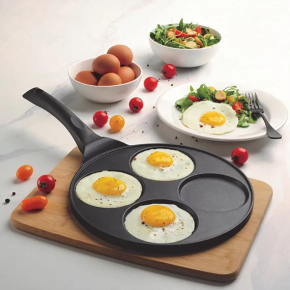 Poêle 4 blinis ou pancakes à induction 26,5 cm Mathon