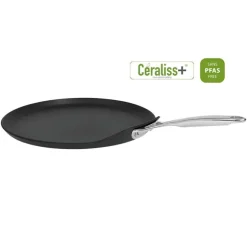 Poêle à crêpes aluminium avec revêtement céramique Castel’Pro Ultralu 24 cm Cristel