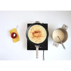 Poêle à crêpes inox antiadhérente Mutine sans manche 26 cm Cristel