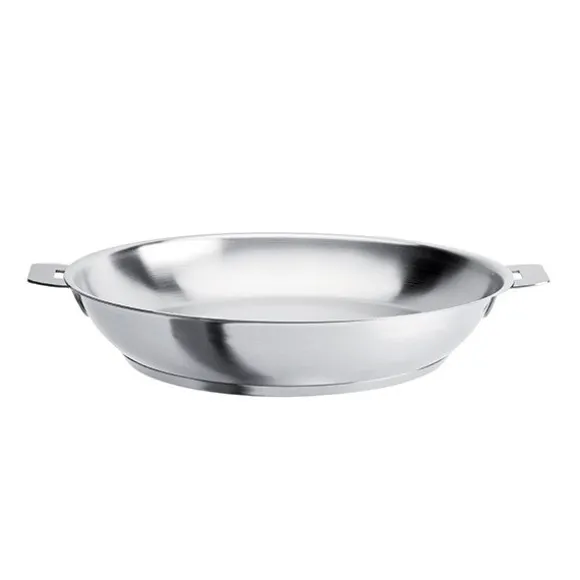 Poêle haute tout inox Strate sans manche 24 cm Cristel