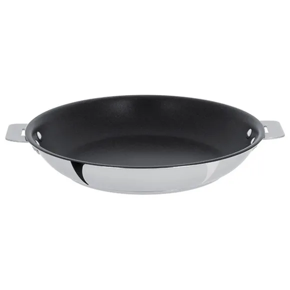 Poêle inox antiadhérente Casteline sans manche 30 cm Cristel