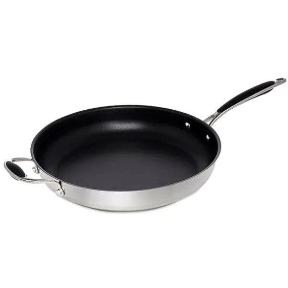 Poêle inox antiadhérente Excell'Inox 32 cm Mathon