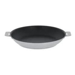 Poêle inox antiadhérente Strate sans manche 28 cm Cristel