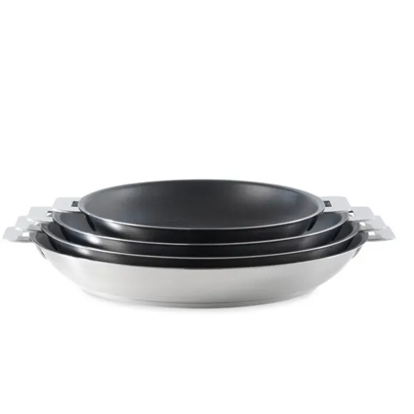 Poêle inox antiadhérente Strate sans manche 20 cm Cristel