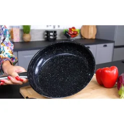 Poêle inox avec revêtement céramique 28 cm Kitchenpro
