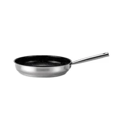 Poêle inox avec revêtement céramique 28 cm Kitchenpro