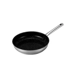 Poêle inox avec revêtement céramique 24 cm Kitchenpro