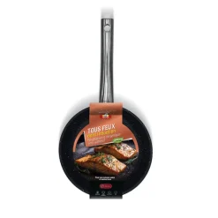 Poêle inox avec revêtement céramique 24 cm Kitchenpro