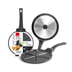 Poêle 6 mini crêpes en cœur 28 cm Ibili