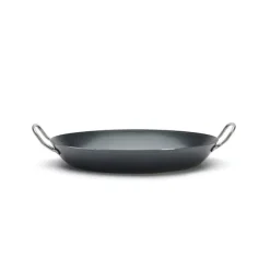 Poêle à paëlla tôle acier 37 cm De Buyer