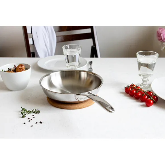 Poêle sautoir tout inox Castel'Pro 24 cm Cristel