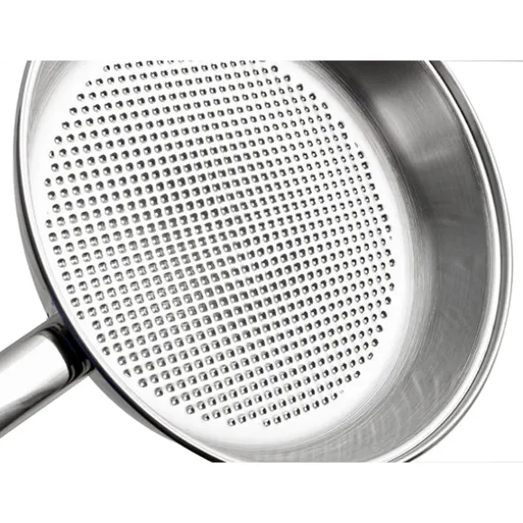 Poêle tout inox avec fond grill 24 cm Artame